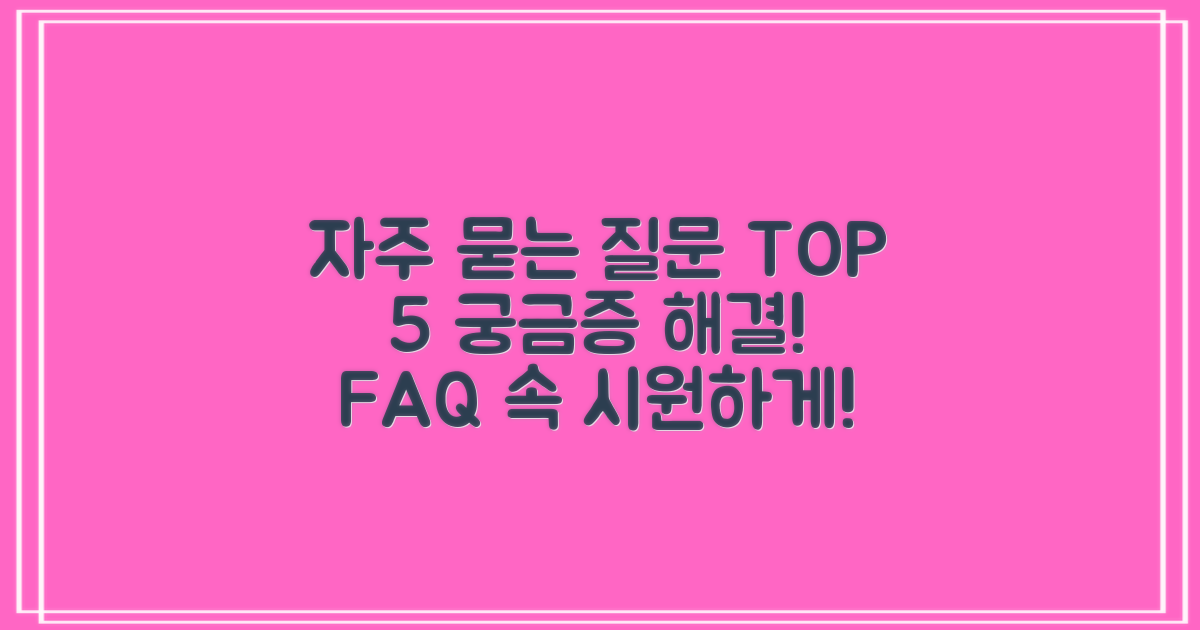 자주 묻는 질문