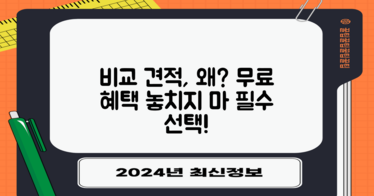 무료 비교 견적, 왜 필수일까?