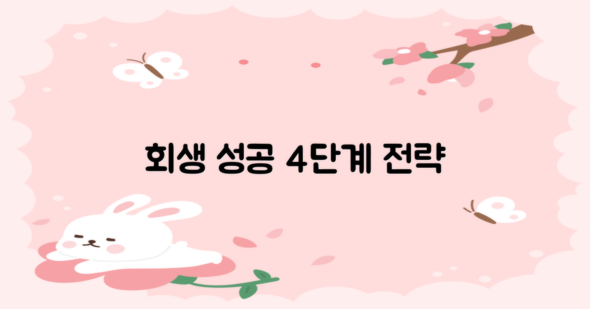 회생 성공 4단계 전략