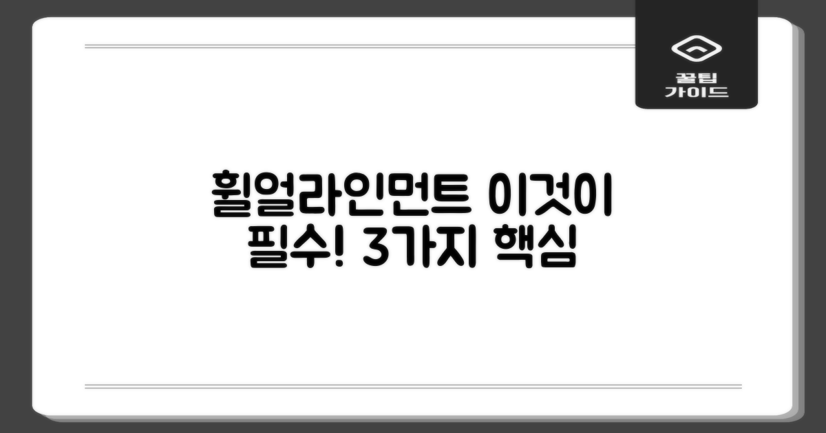 휠/얼라인먼트 3가지 중요성