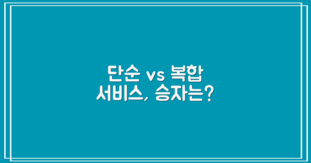 단순 vs 복합 서비스