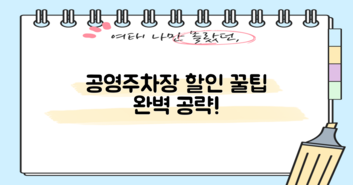 공영주차장 할인, 완벽 공략 가이드