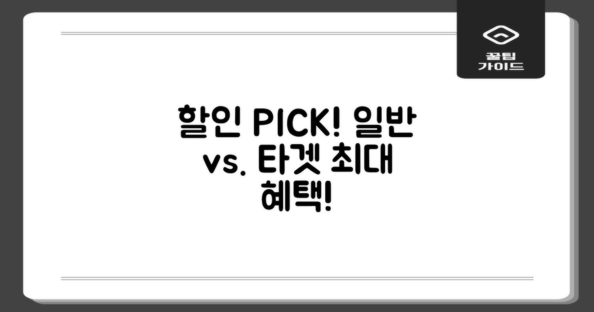 일반 vs. 대상별 할인