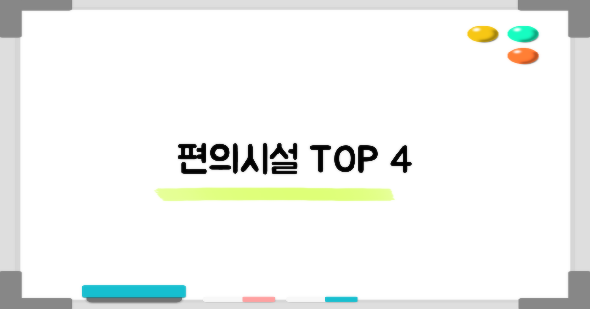 4대 편의 시설 안내