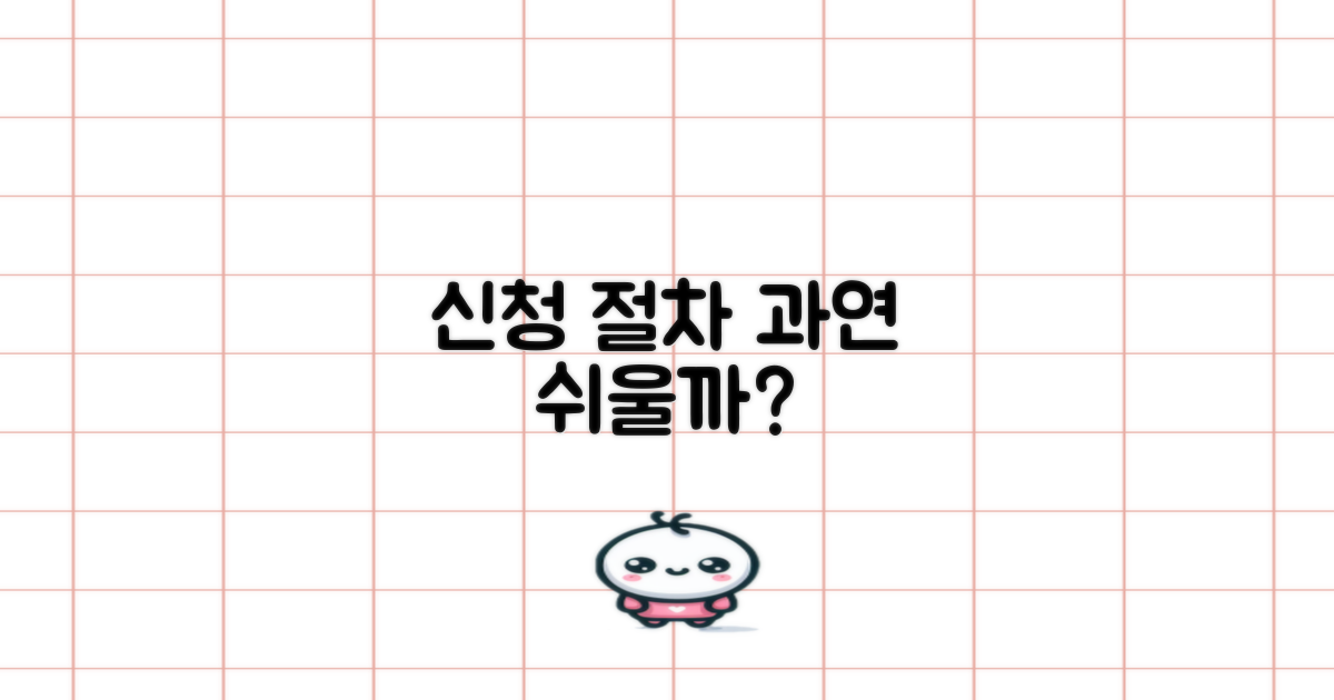 신청 절차, 정말 쉬울까요?