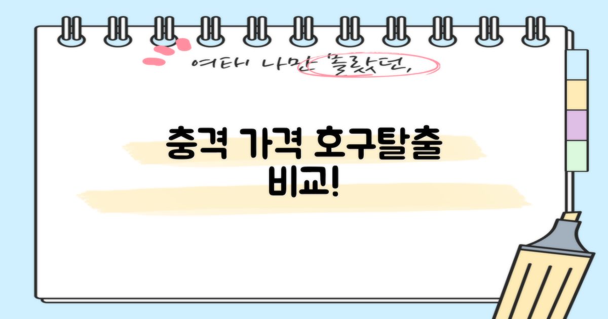 충격 가격, 이렇게 비교하세요!