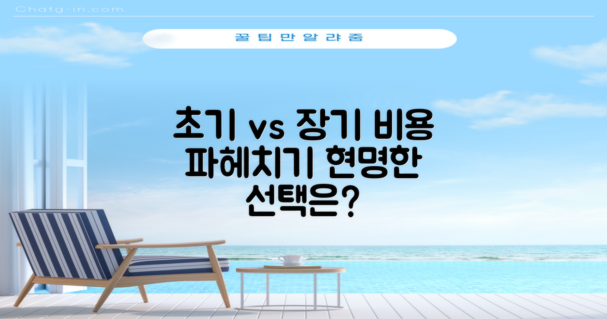 초기 vs 장기 비용 비교