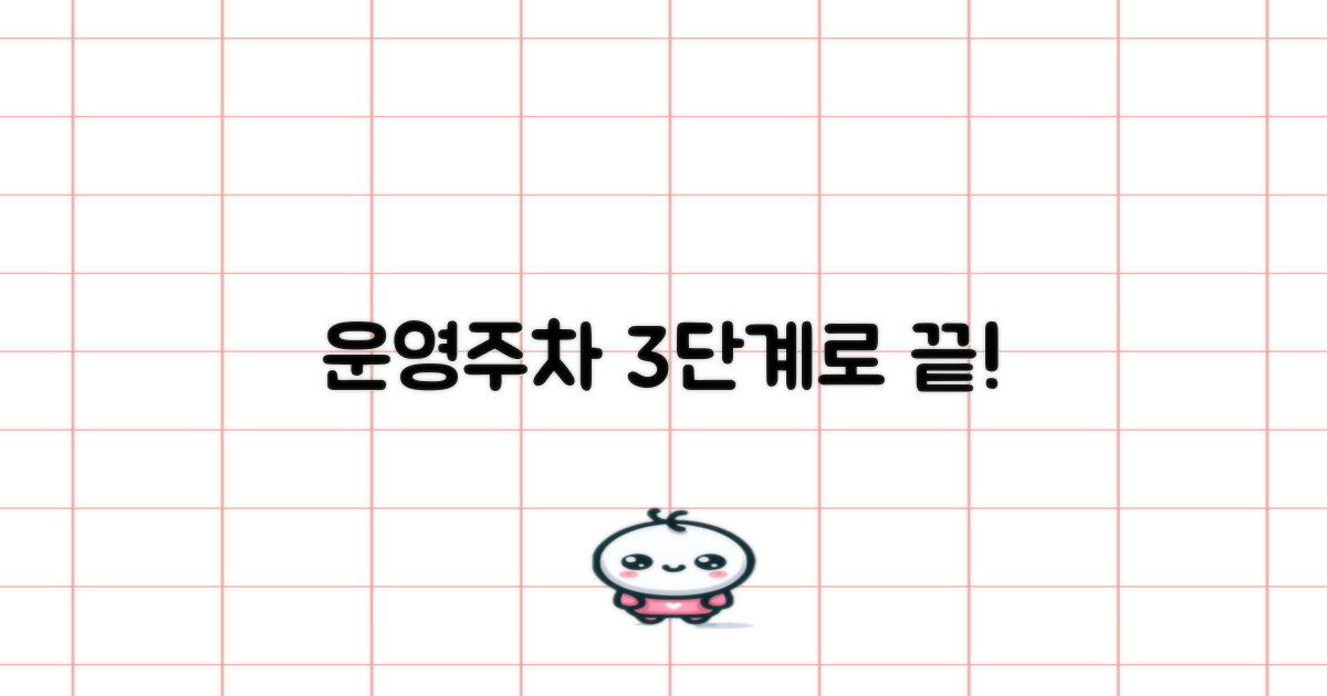 3단계로 끝! 운영시간, 주차